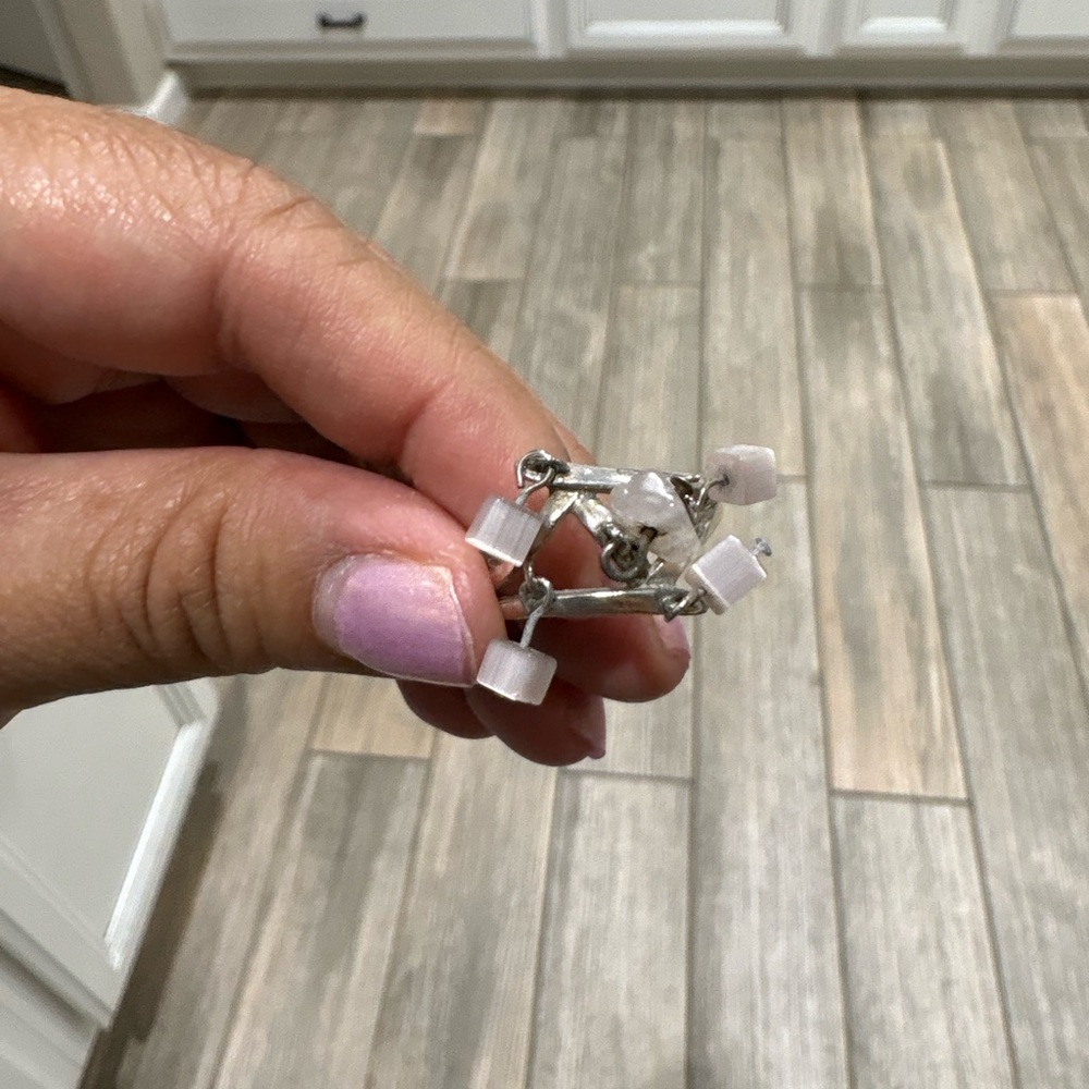 Silver Geometric Earrings